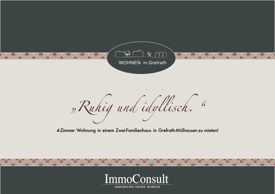 Thumbnail-4-Zimmer Wohnung in Grefrath-Mülhausen zu mieten