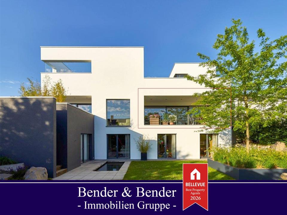 Thumbnail-Design trifft Natur: Hochwertige, lichtdurchflutete Architektenwohnung mit Balkon und Gartenblick!