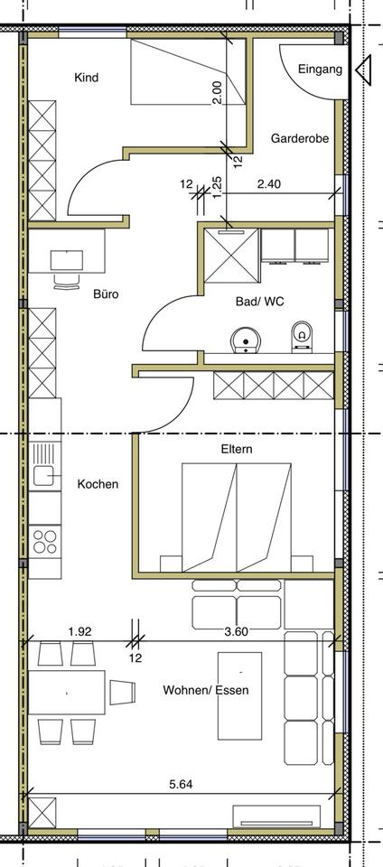 Thumbnail-Moderne Wohnung 90qm, Erstbezug