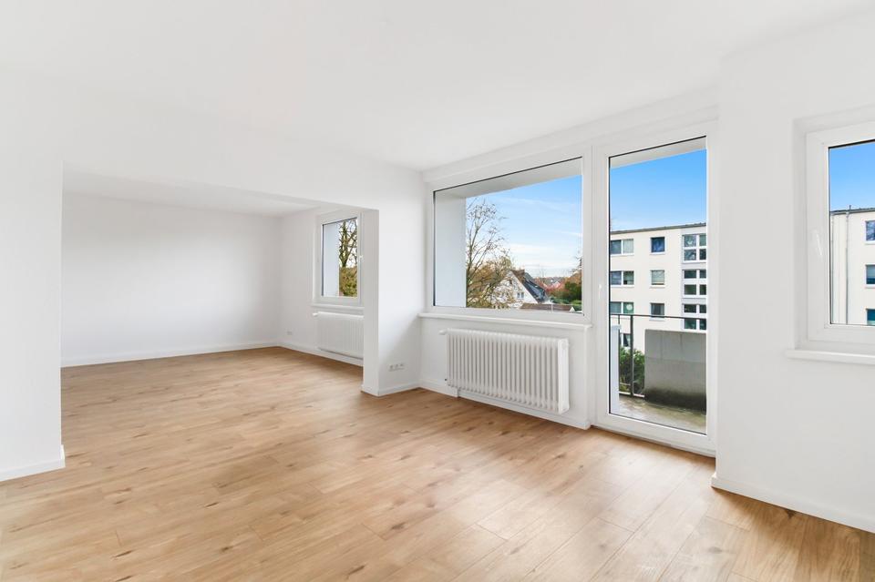 Thumbnail-Frisch renovierte 3-Zimmer-Wohnung mit offener Wohnküche