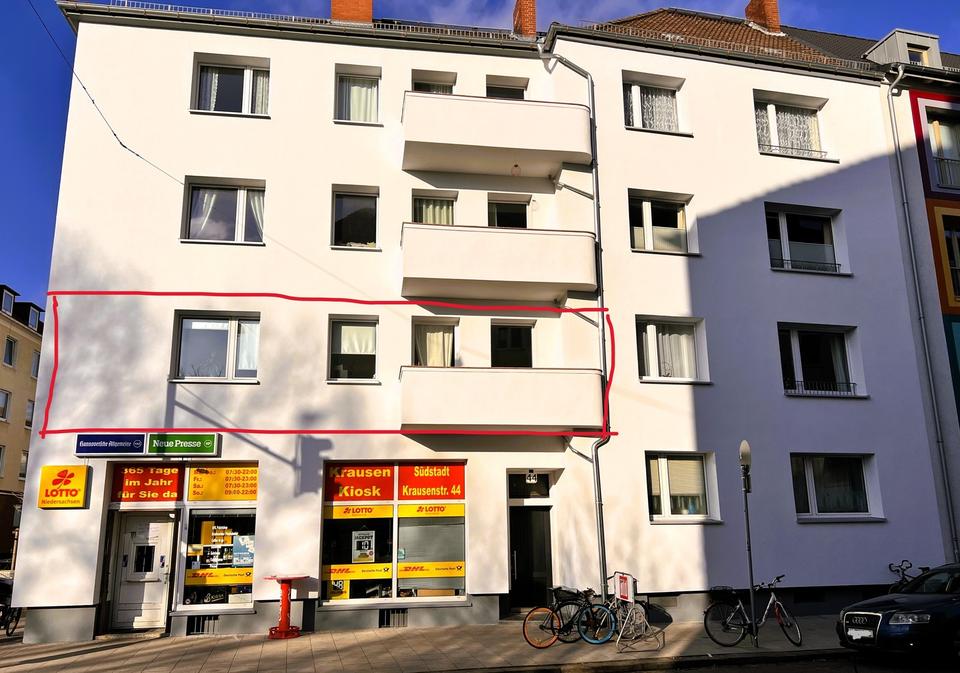Thumbnail-helle 3 Zimmer-Wohnung mit Balkon im Herzen der Südstadt