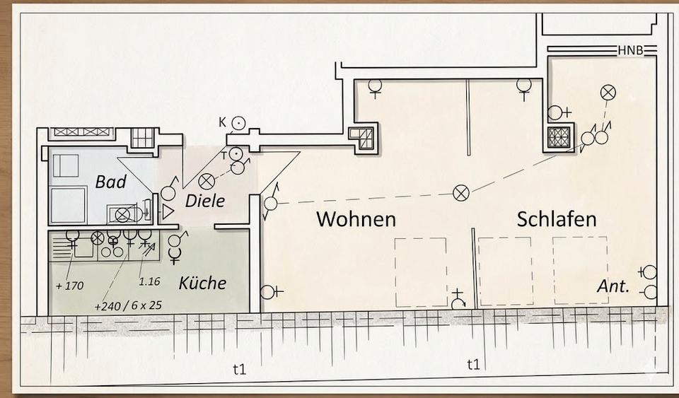 Thumbnail-2-Zimmerwohnung in Uni- und Innenstadtnähe – frei verfügbar