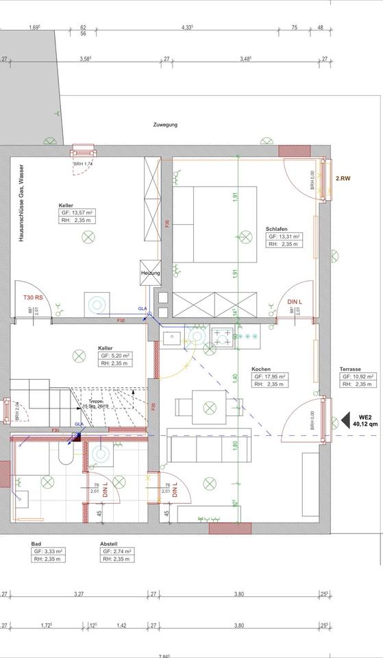 Thumbnail-2 Zimmer Wohnung, 40 qm, ab 01.07.26 zu vermieten
