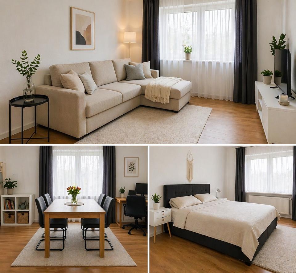 Thumbnail-helle 2-Zimmer-Wohnung in ruhigem Haus – langfristige Vermietung
