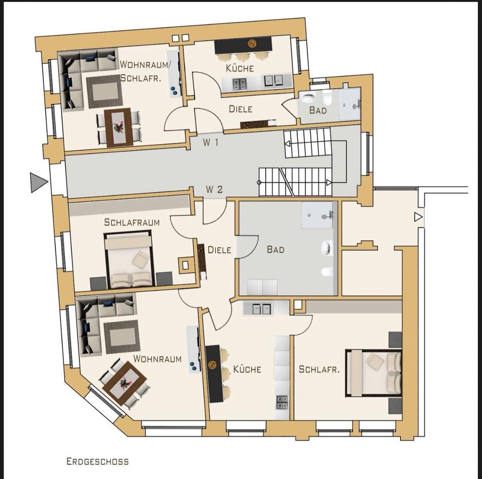 Thumbnail-Helle sanierte 3 Zimmer- Mietwohnung in Ennepetal