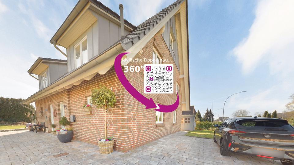 Thumbnail-Lichtdurchflutete Doppelhaushälfte in Elbnähe – 4 Zimmer in ruhiger Lage der Vierlande
