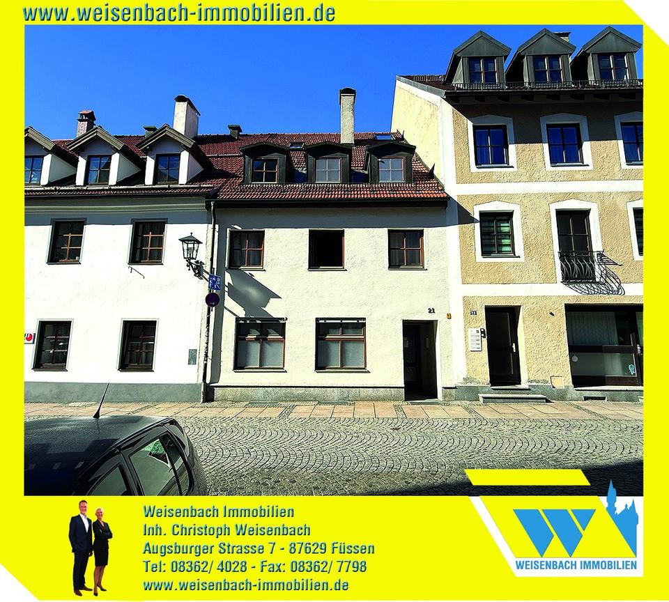 Thumbnail-Gemütliche 2 Zimmer Wohnung mit Dachterrasse in der Füssener Altstadt