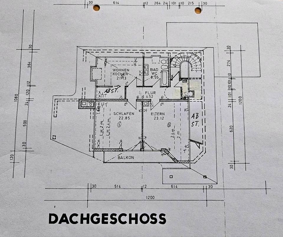 Thumbnail-87 qm Wohnung - 2 Zimmer + Wohnküche, S-Bahn