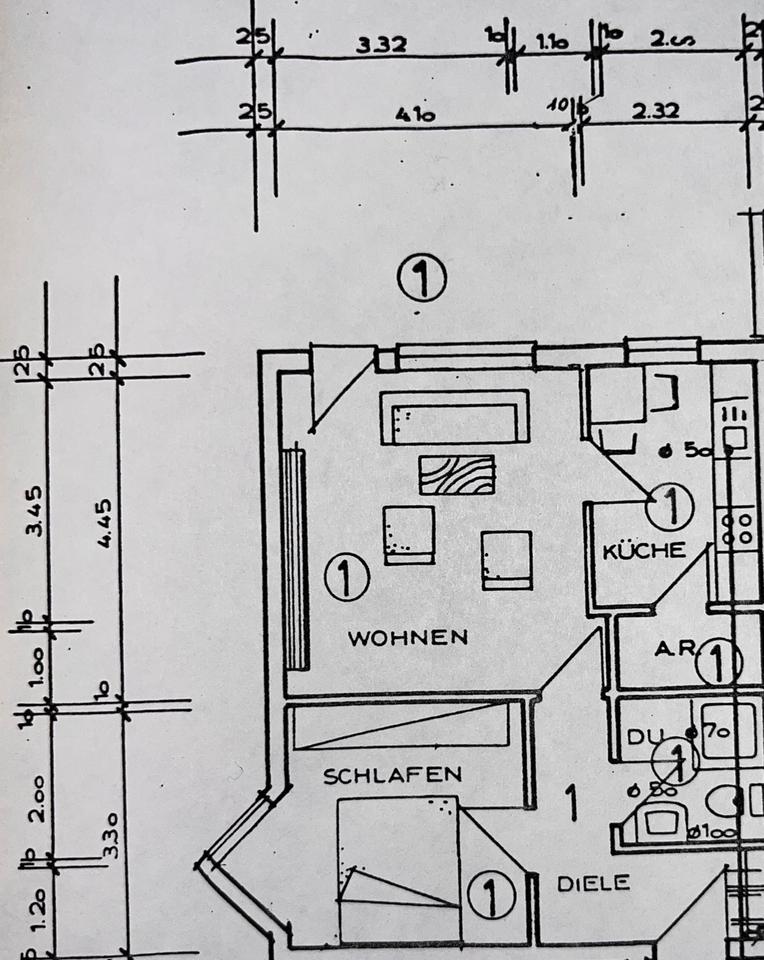Thumbnail-Wohnung, Innenstadt, ca. 54 Quadratmeter