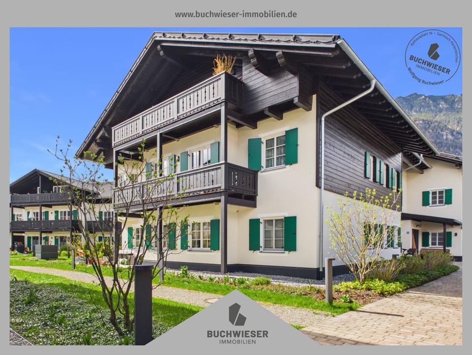 Thumbnail-Hochwertige Neubauwohnung im 1. Obergeschoss mit 2 Balkonen & TG – modernes Wohnen in Garmisch!