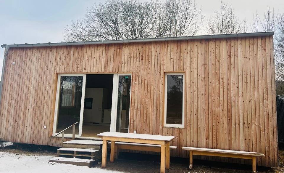 Thumbnail-Ökologisches Tiny House Modulhaus (54 m²) + Loft - inkl. Grundst