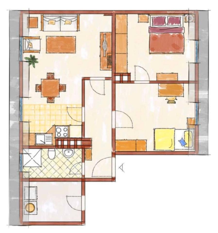 Thumbnail-3-Raum Wohnung, bezugsfertig, in zentraler Lage
