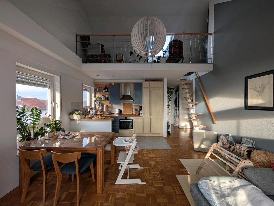 Thumbnail-3,5-Zi.-Galeriewohnung | Südbalkon | 2 Bäder | 2 Stellplätze