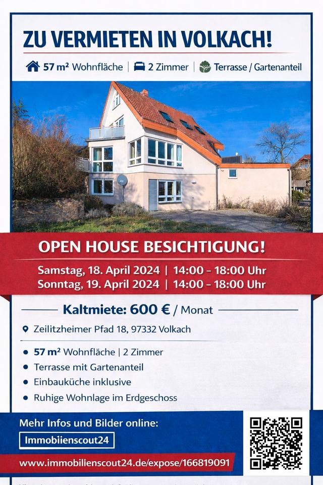 Thumbnail-Open House Besichtigung 2 Zimmer Wohnung Volkach