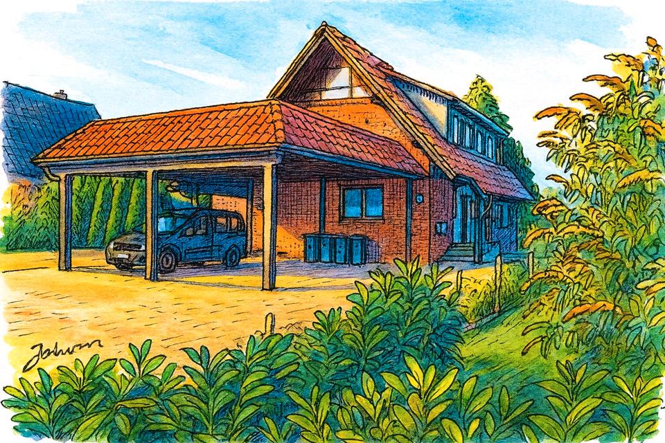 Thumbnail-Charmantes Zweifamilienhaus mit großem Grundstück in Barnstorf