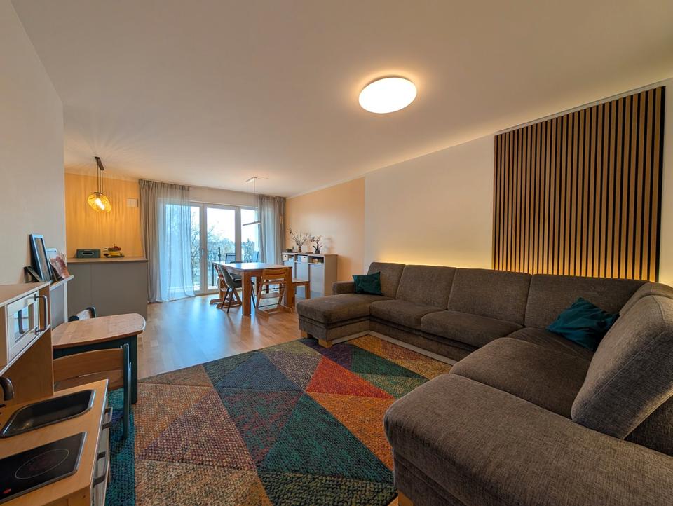 Thumbnail-Neuwertige 4-Zimmer-Wohnung: 2 Bäder, Balkon mit Parkblick & TG