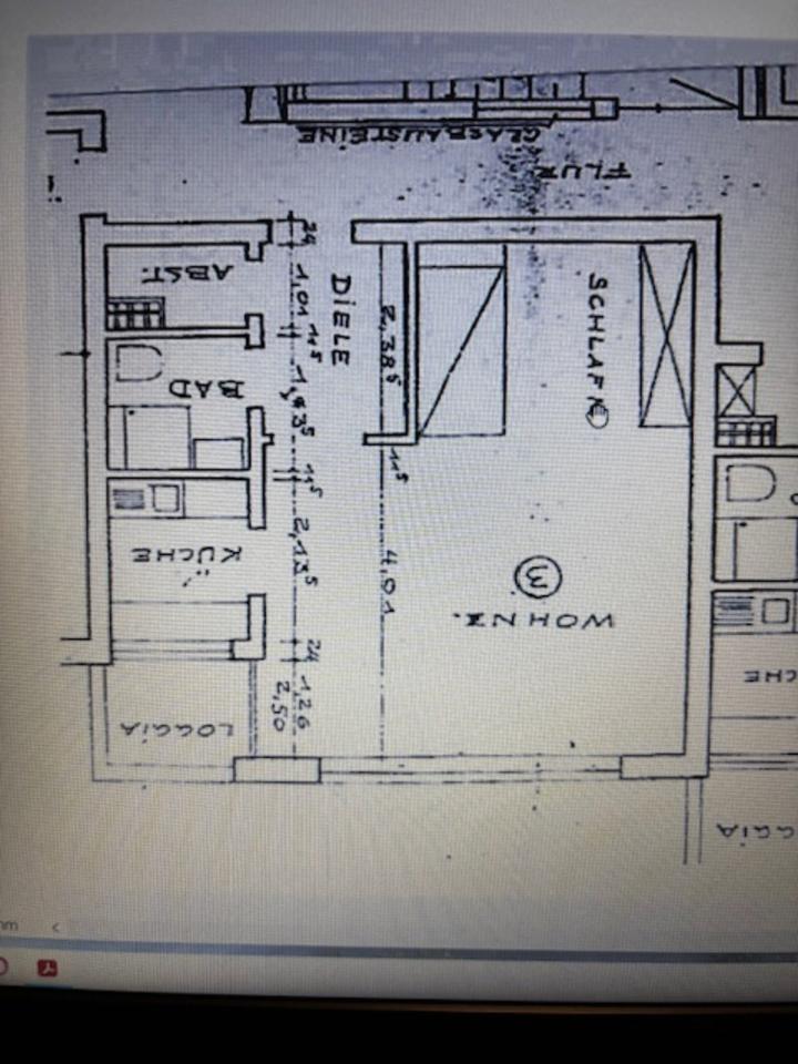 Thumbnail-Single-Wohnung 1,5 Zimmer Küche Bad