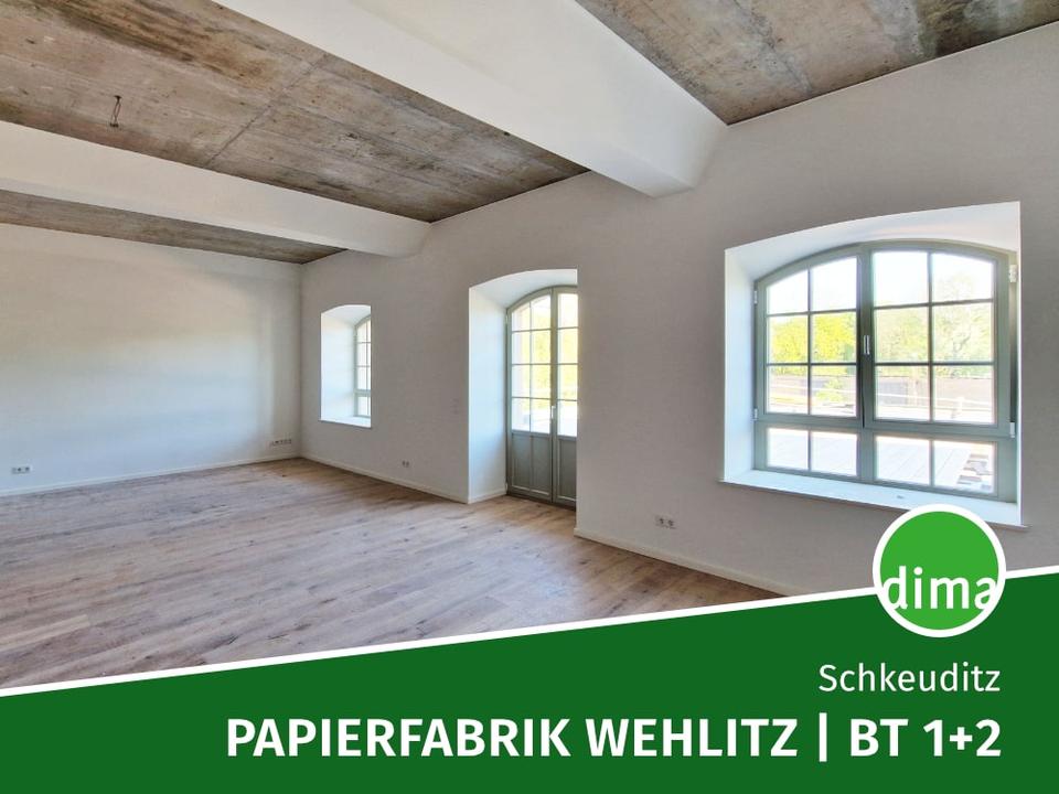 Thumbnail-ERSTBEZUG sanierte Papierfabrik | Maisonette mit Dachterrasse und Balkon am Wasser, 2 Bädern u.v.m.