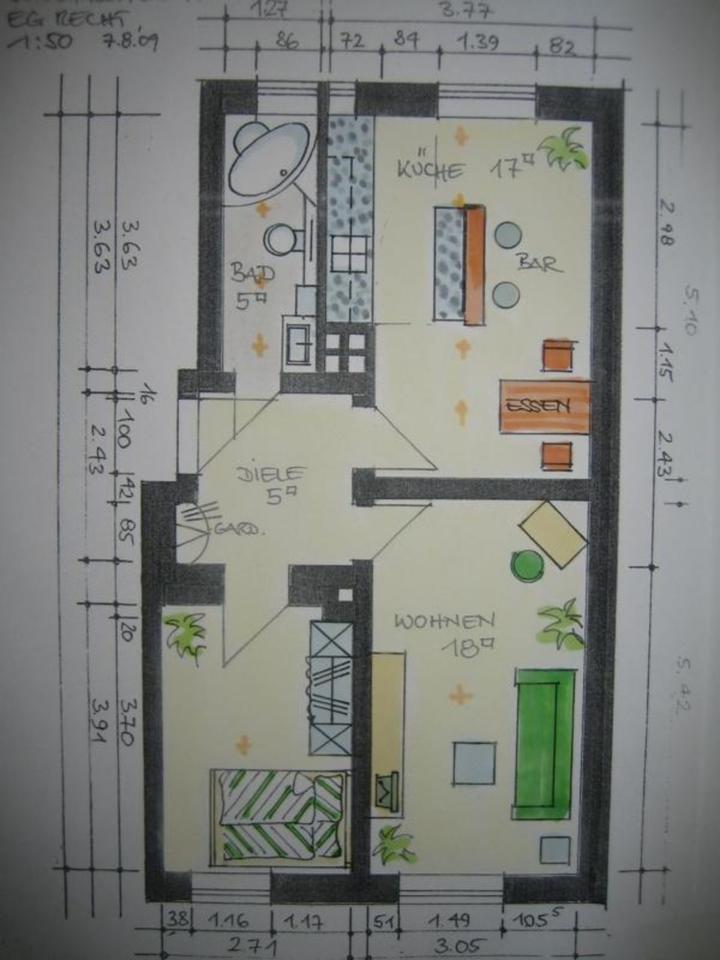 Thumbnail-2,5 Zi Whg EG hoch, Fensterbad Nähe Geibelplatz