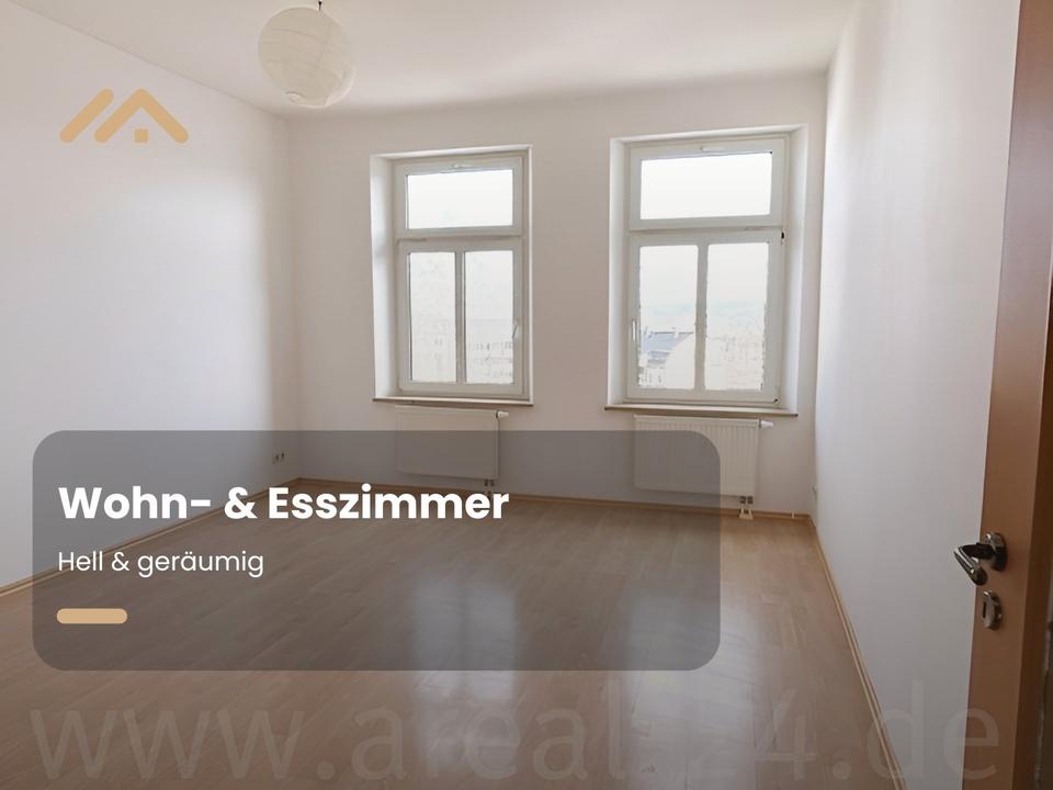 Thumbnail-Gemütliche 2-Raum-Wohnung mit Balkon in Plauen-Haselbrunn – 3. OG