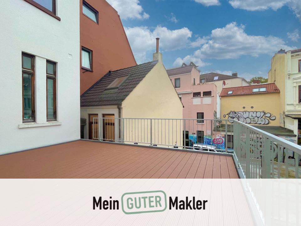 Thumbnail-Charmante Altbremer Maisonettewohnung mit Dachterrasse & EBK im beliebten Viertel