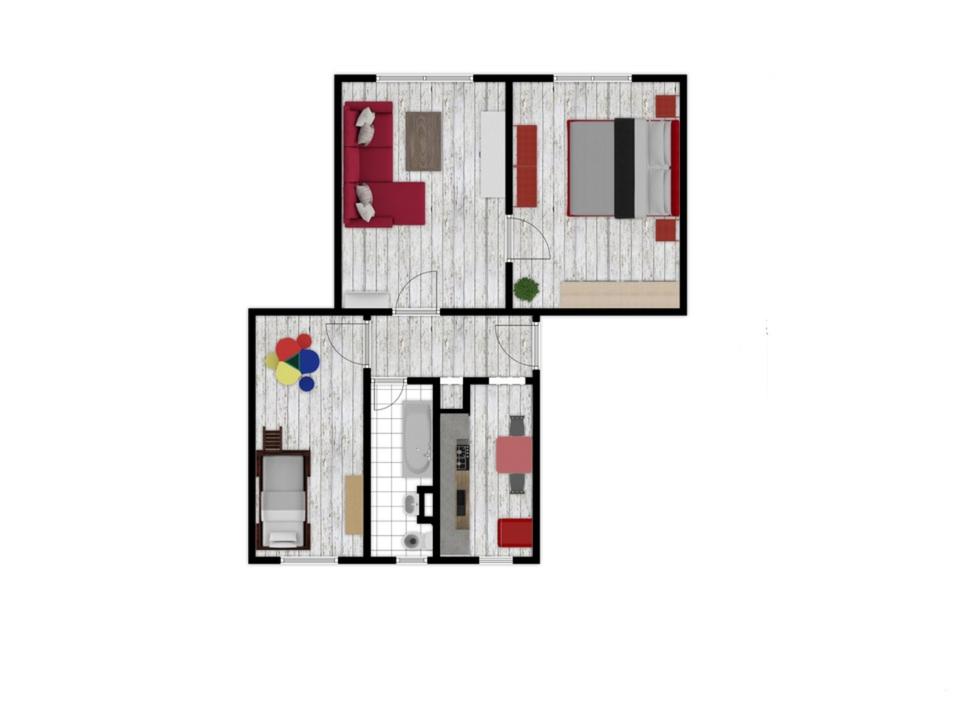 Thumbnail-3 Raumwohnung mit Einbauküche