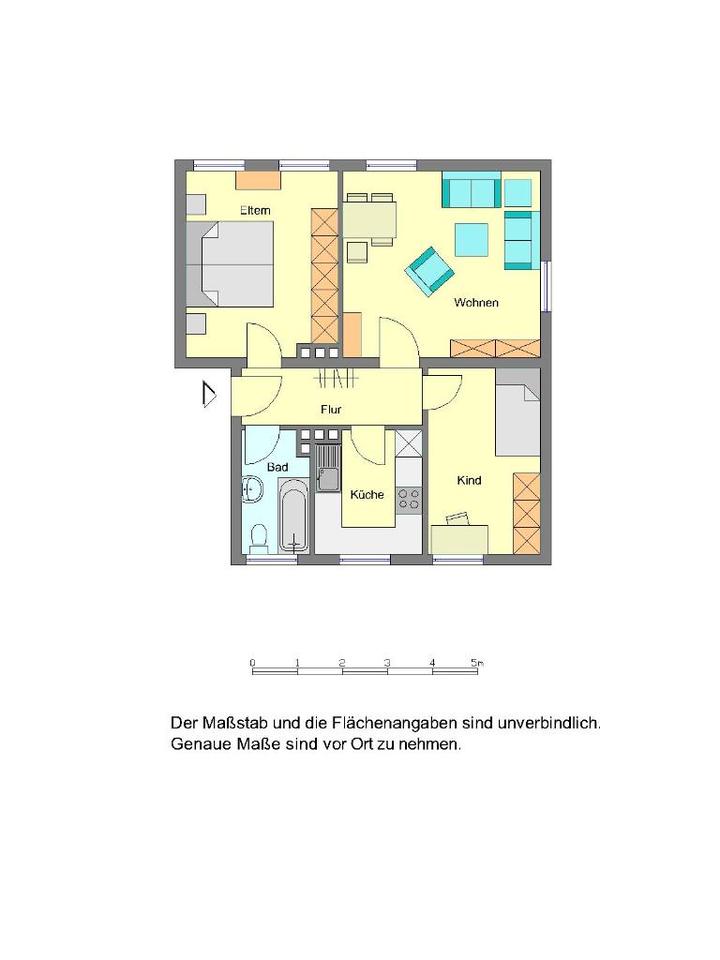 Thumbnail-Charmante 3-Zimmer-Etagenwohnung in Herford – Vielfältiges Wohnerlebnis auf 55,97 m²