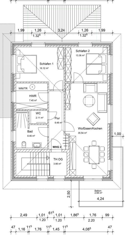 Thumbnail-Neubau-Erstbezug 3-Zimmer Wohnung in Emstek mit Balkon & EBK