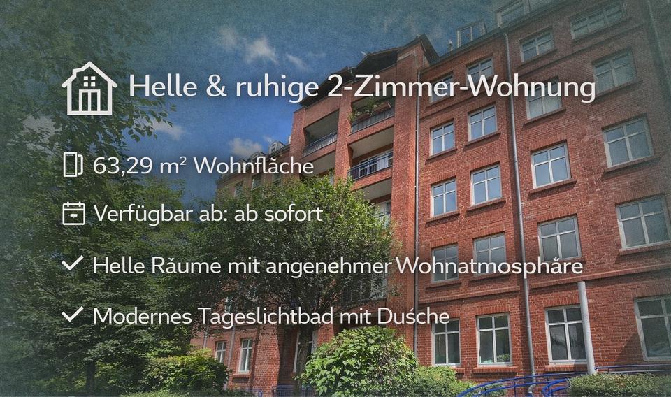 Thumbnail-Helle & ruhige 2-Zimmer-Wohnung direkt am Nordpark (Erfurt)