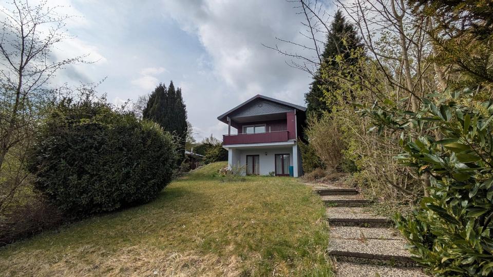 Thumbnail-Ferienhaus im schwedischen Stil, Panorama-Blick ins Weserbergland