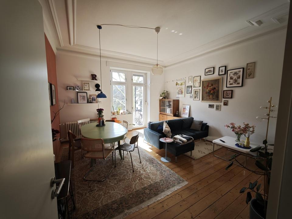 Thumbnail-Hochwertig sanierte 3-Zimmer-Altbauwohnung (ca. 75 m²) in zentraler Lage der Weststadt!
