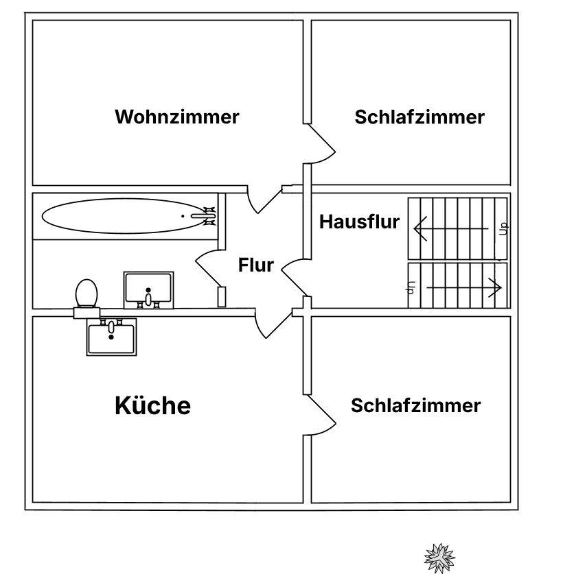 Thumbnail-Helle 3,5-Zimmer Wohnung im 3. OG mit Balkon in Witten