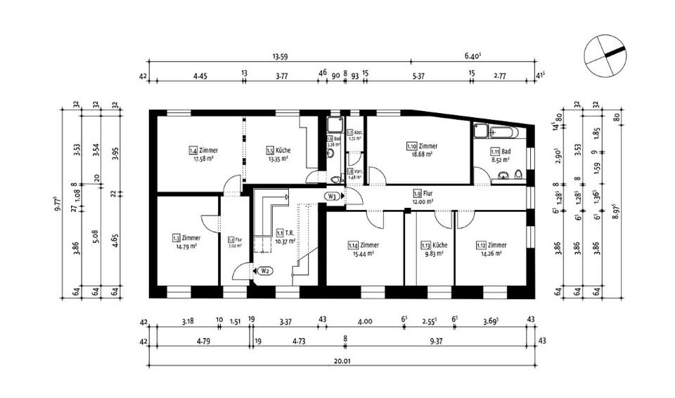 Thumbnail-3-Zimmer-Wohnung im Obergeschoss – mit Stellplatz & Garten