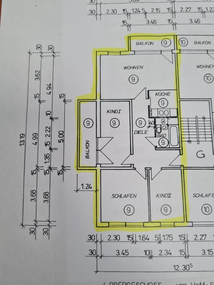 Thumbnail-4-Raum-Wohnung mit 2 Balkonen in Gotha West zu vermieten