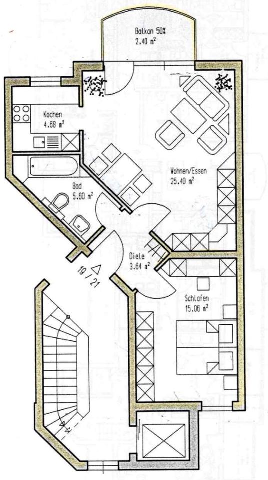 Thumbnail-VORANKÜNDIGUNG: Helle 2,5-Zi-Wo mit Balkon, TG-Stellplatz und EBK