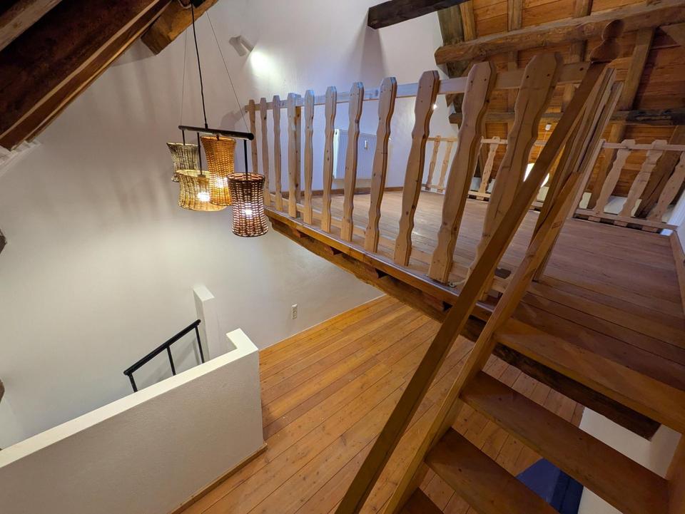 Thumbnail-Wohnung Fachwerk Haus Atelier Loft 95 m2 Garten Brachttal