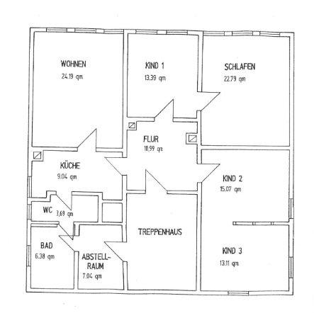 Thumbnail-4 Zimmer Wohnung 124 qm in Bad Hersfeld Stadt Mitte