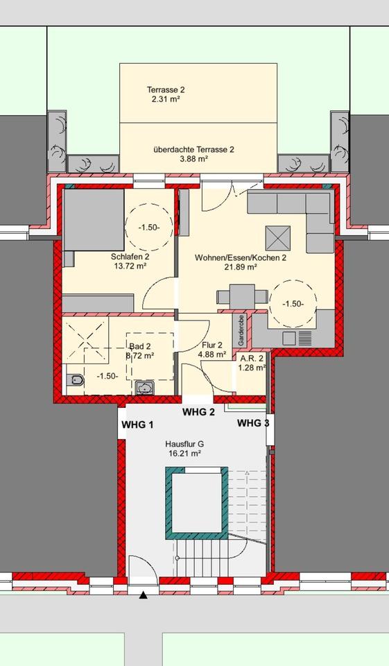 Thumbnail-kleine Wohnung in Freren zu vermieten (WHG 2)