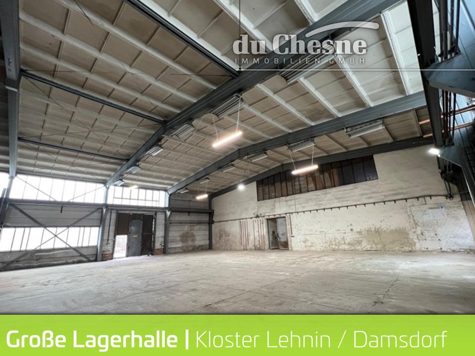 Thumbnail-Halle Lagerhalle 300 qm Kloster Lehnin 14797 Damsdorf , zzgl. Freifläche mög. 01721444445