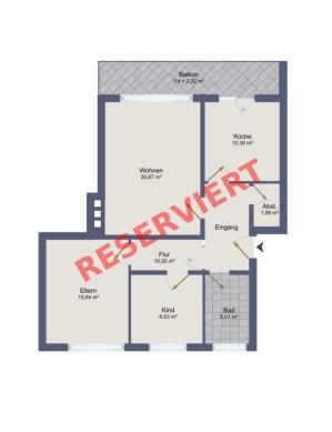 Thumbnail-3-Zimmer-Eigentumswohnung in Uni-Nähe – attraktive Kapitalanlage