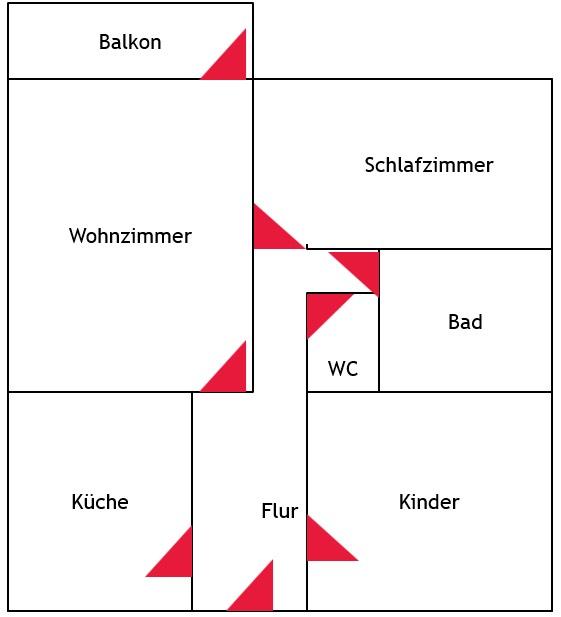 Thumbnail-sanierte 3-Zimmer-Wohnung mit Balkon – Erstbezug ab 01.02.2026