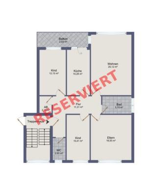 Thumbnail-Großzügige 4-Zimmer-Eigentumswohnung in Uni-Nähe