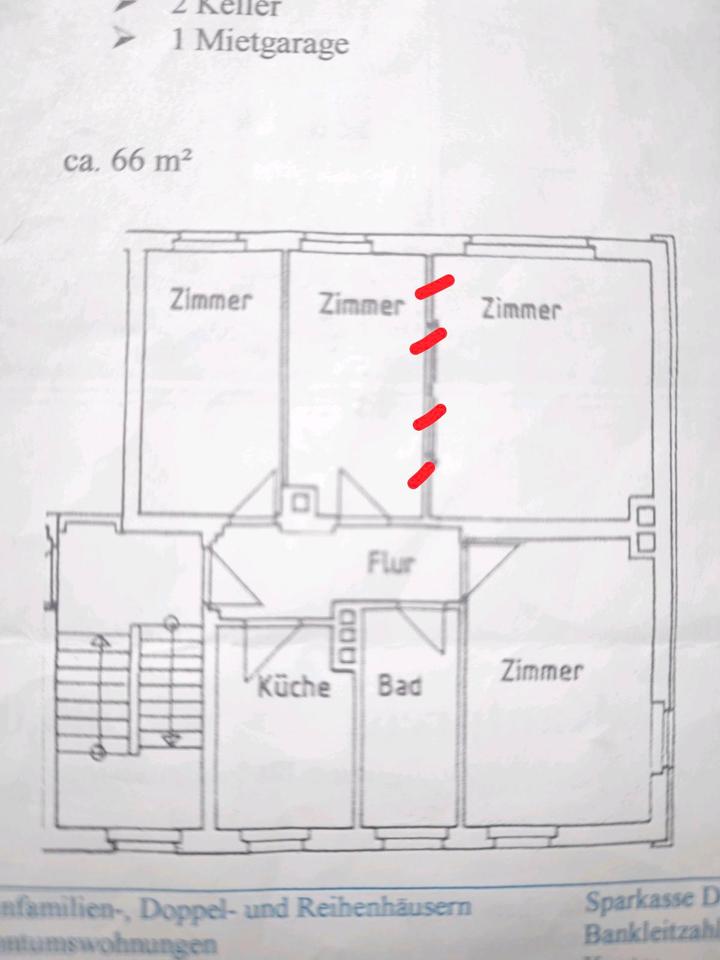 Thumbnail-3 Raum Wohnung im Zentrum Delitzsch