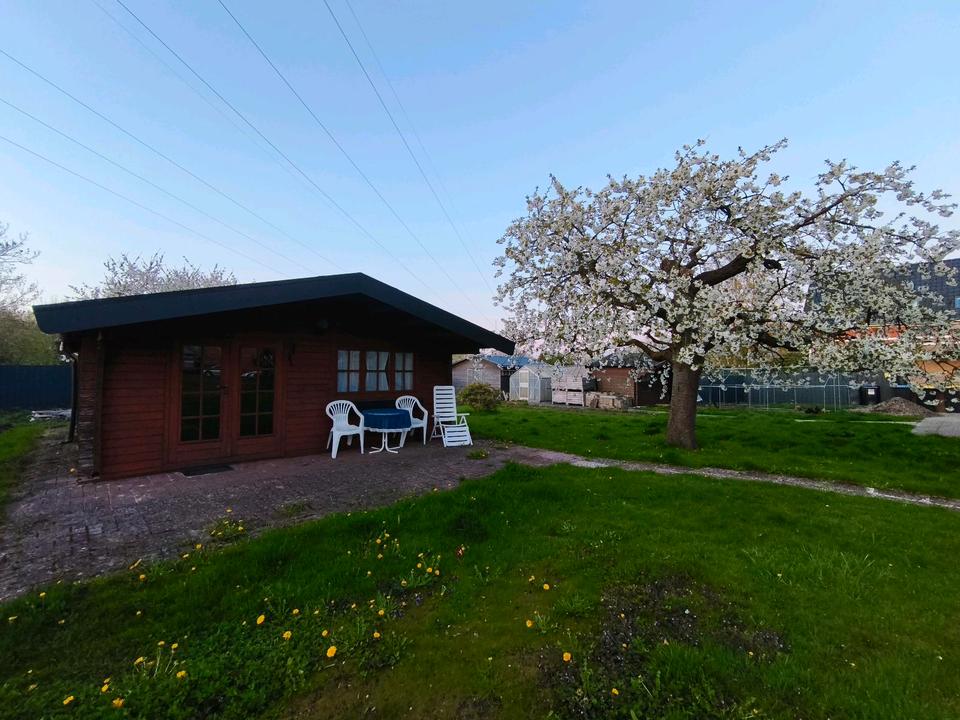 Thumbnail-naturnahe Blockhütte an der Elbe