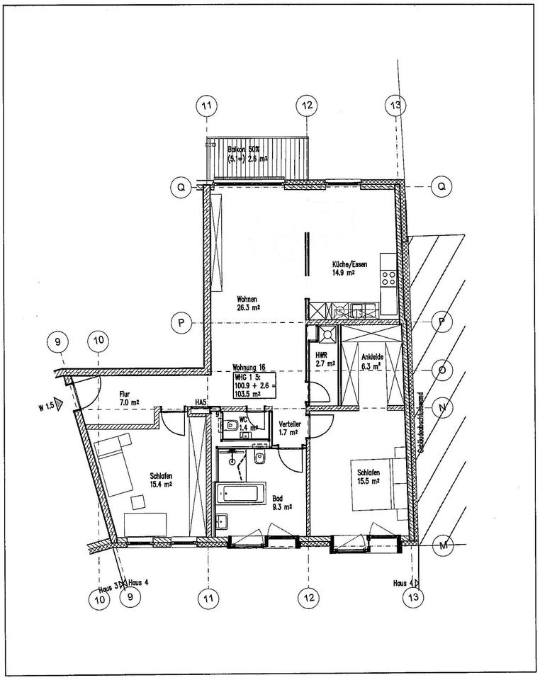 Thumbnail-Weimar: 3,5-Zimmer-Wohnung zu vermieten