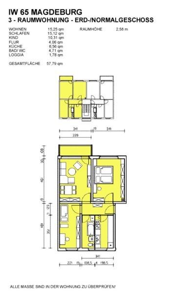 Thumbnail-Separate Zimmer in einer frisch sanierten Wohnung!