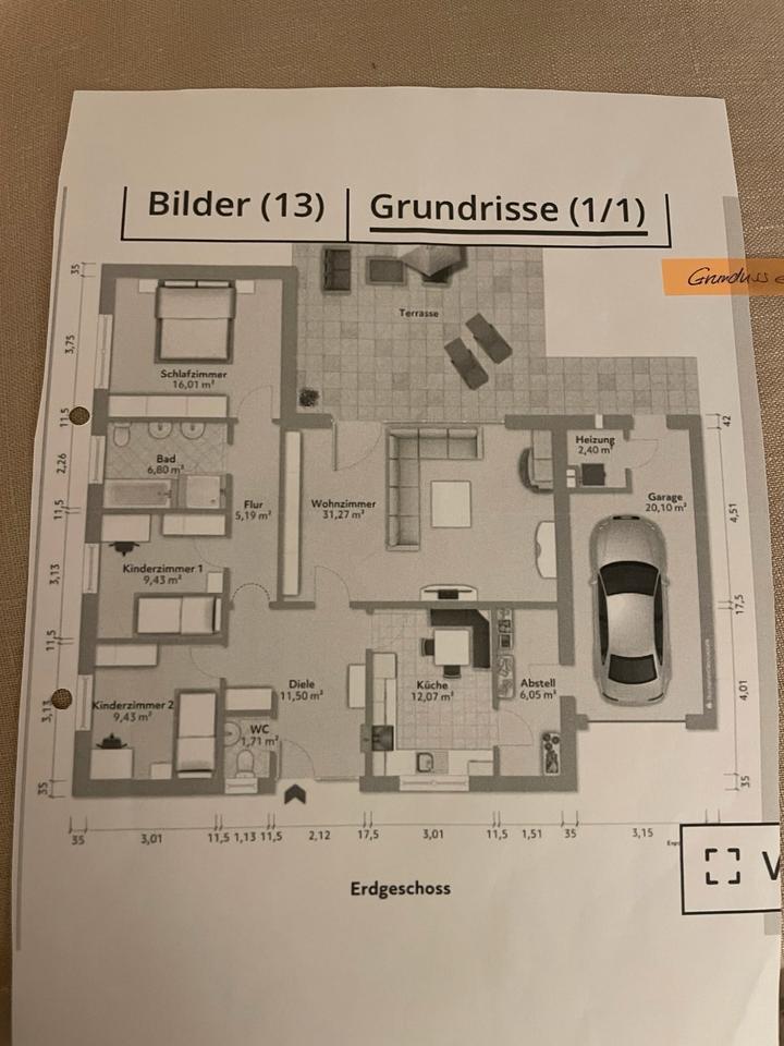 Thumbnail-Gepflegter 4-Zimmer Bungalow mit Garage in 49661 Cloppenburg