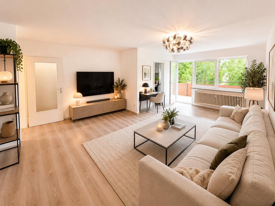 Thumbnail-2-Zimmmer-Wohnung, 2 Balkone, Höhenlage am Waldrand Bad Wildbad