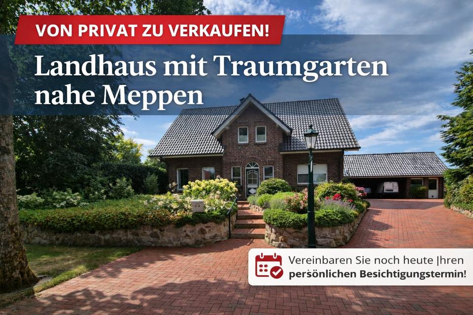 Thumbnail-Landhaus mit Traumgarten nahe Meppen | 225 m² | Wintergarten