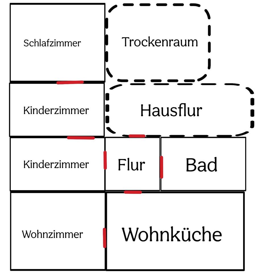 Thumbnail-4 12 Zimmer Wohnung - 5 Familien Haus in ruhiger Lage